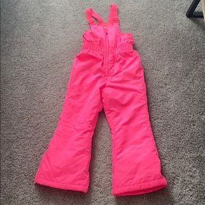 GIRLS SIZE SMALL 6/6X SKI BIBS